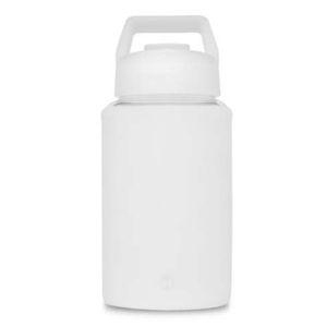 Glass HydroJug Half Gallon 64oz Frost White